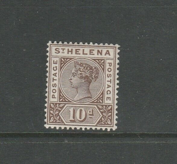 St Helena 1897 10d Fresh MM SG 52