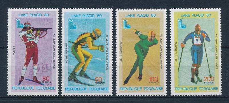[60954] Togo 1980 Olympic games Lake placid Biathlon Skating MNH