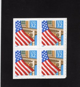 2920 Flag over Porch, MNH blk/4