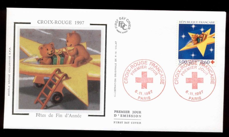 France 1997 Red Cross FDC