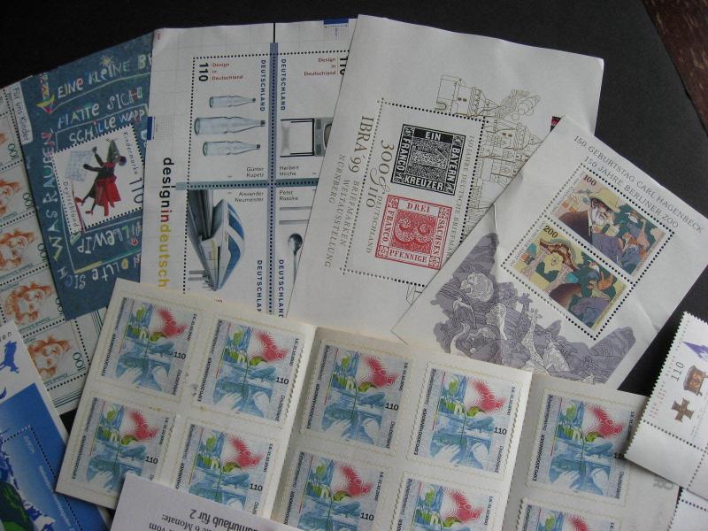 GERMANY MNH stamps, SS, booklets but some mixed condition, see pictures