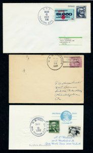 US TRENTON (SSN-770) LOT OF 8 DIFFERENT COVERS 1927-1995 AS SHOWN (39)