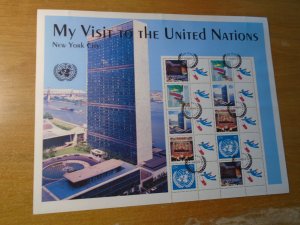 United Nations  New York  #  853-57   MNH   Complete Sheet   Special sheet  O/P