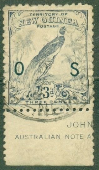 NEW GUINEA O27  USED SCV $42.50 BIN $29.00 (RL) 8129