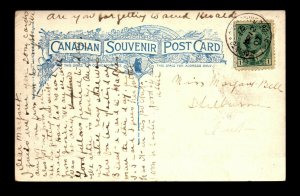 Canada 1907 Toronto & Owen RPO Crisp Cancel Card - L28373