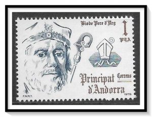 Andorra Spanish #116 Bishops Of Urgel MNH