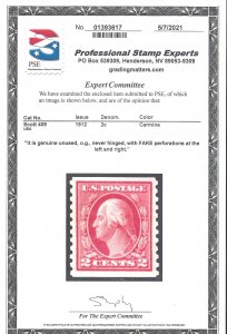409 Mint,OG,NH ... PSE Cert... SCV $2.40... XF