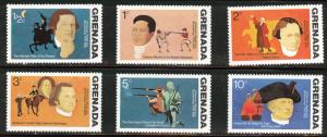 GRENADA Scott 628-33 US Independence 1976 set