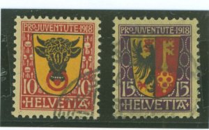 Switzerland #B10-B11  Single (Complete Set)