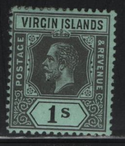 VIRGIN ISLANDS, 44, HINGED, 1913, George V