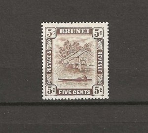BRUNEI 1924/37 SG 68a MINT