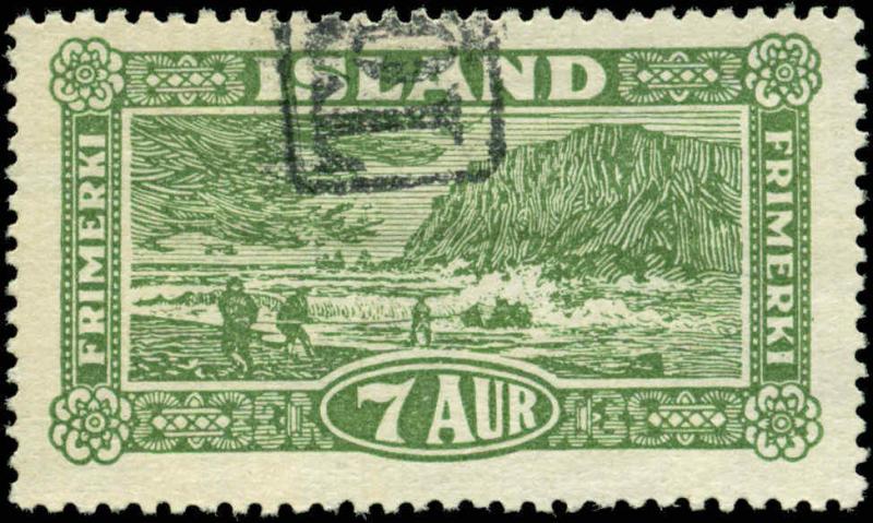 Iceland  Scott #144 Used TOLLUR Revenue Cancel