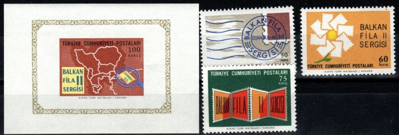 Turkey #1711-4 MNH CV $3.55 (X1355)