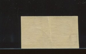 459 Washington Imperf Mint Coil Line Pair of 2 Stamps NH with PF Cert (Bz 608)