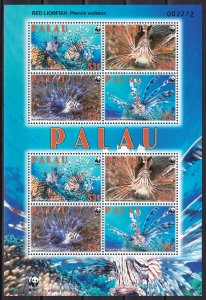 Palau, Fauna, WWF, Fishes MNH / 2009