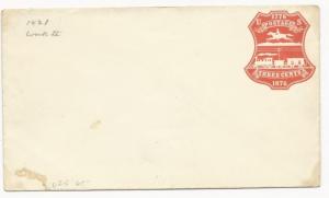 US POSTAL STATIONERY COVER Scott #U218 Unused