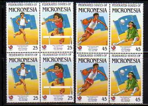 Micronesia MNH sc# 64a-6a Sports 08CV  $2.65