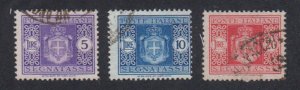 Italy - 1945 - SC J51-53 - Used