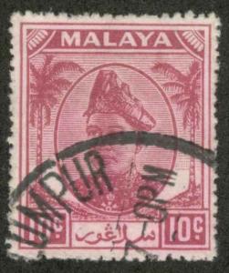 Malaya Selangor 86 Used VF