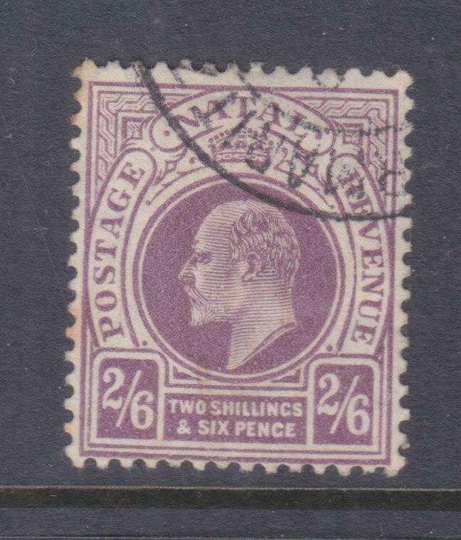 NATAL, 1904 KEVII, Mult. CA, 2s.6 Purple, used.