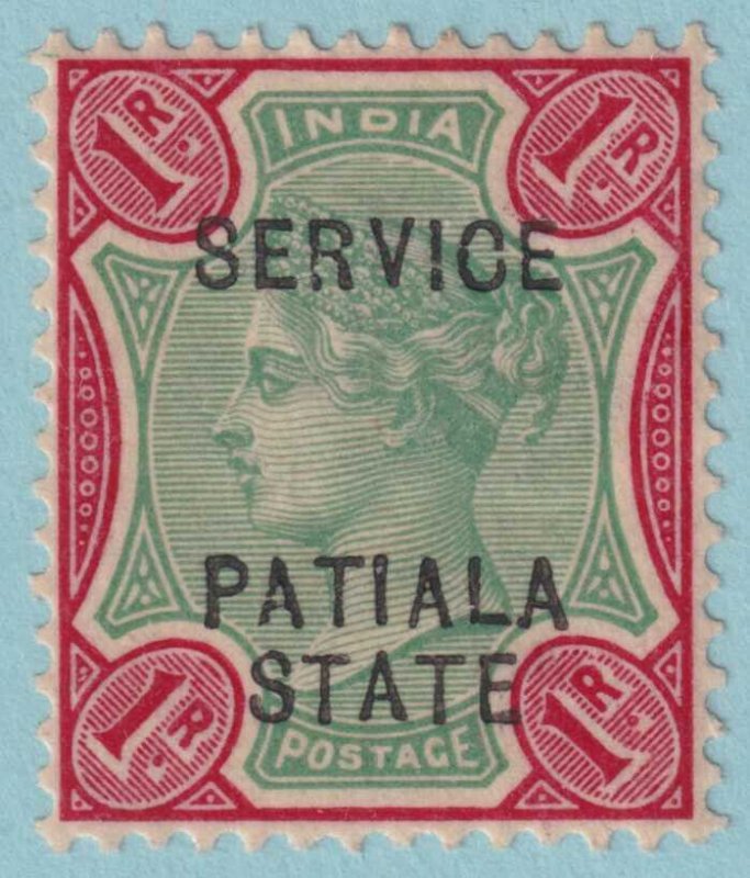 INDIA - PATIALA STATE O18 OFFICIAL  MINT HINGED OG * NO FAULTS VERY FINE! - MZM