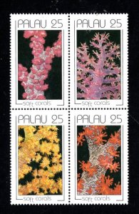 PALAU 230a MNH VF Block - Complete set