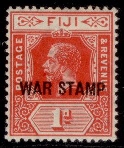 FIJI GV SG139a, 1d bright scarlet, M MINT.