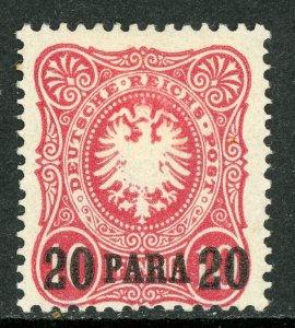 Turkey 1884 Germany 20 Para/10 Pfennig First Issues Scott #2 Mint  L489