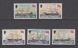 Isle of Man -  1984,   The Karran Fleet,  set of 5,  Mint NHM