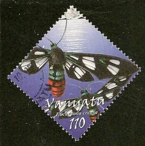 Vanuatu    Scott  843  Moth, Insect    Used