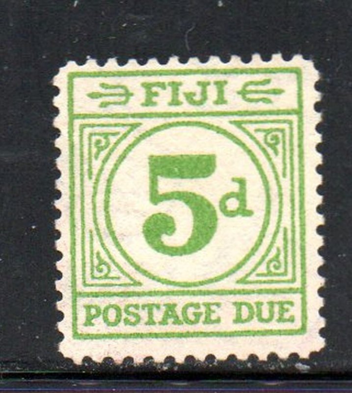 Fiji Sc J16 19405d bright green postage due stamp mint