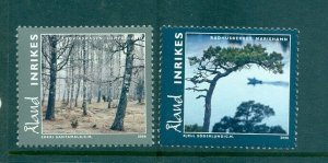 Aland - Sc# 273-4. 2008 Landscapes, Trees. MNH $4.00.