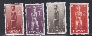 Rio Muni # B10-13, Statuettes, NH, 1/2 Cat