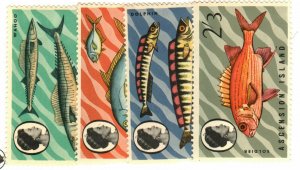 Ascension Island #130-3 MNH Fish