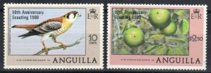Anguilla Stamp 387-388  - Scouting overprint 