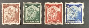Germany 448-51 Set Used