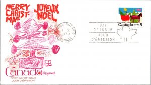 Canada 1970 FDC - Joyeux Noel - Ottawa, Ont - 5c Stamp - J9028