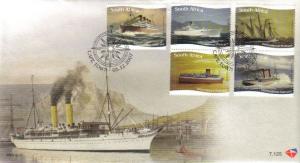 South Africa - 2007 Ships of the Union Castle Line FDC SG 1645-1649