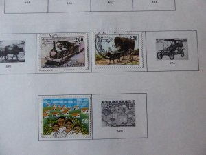 Sri Lanka 1973-1989 Stamp Collection on Album Pages