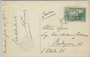 75522  - TURKEY - POSTAL HISTORY - Michel # 686 on POSTCARD  to ITALY - 1922