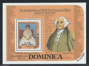 DOMINICA SC# 785 F-VF MNH 1982