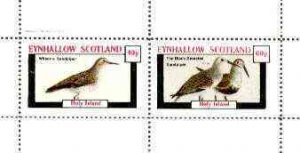 Eynhallow 1982 Birds #34 (Sandpipers) perf set of 2 value...