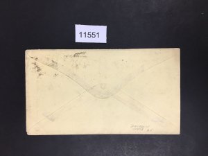 MOMEN: US STAMPS  POSTAL COVER USED LOT #11551