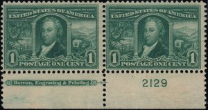 U.S. 323 FVF NH Impt. Plate PAIR  (100419) 