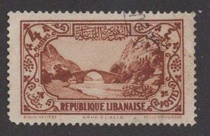 Lebanon # 125   Bridge on Dog River    (1) VF Used