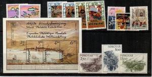 Faroe Islands Scott 139-51 Mint NH (1986 Year Set) - Catalog Value $33.55