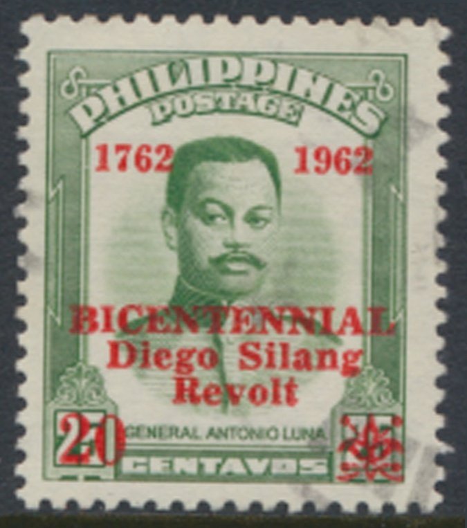 Philippines SC# 871 Used Diego Silang revolt  see details & scans