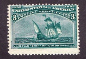 United States stamp #232,  MH OG,  SCV $35.00