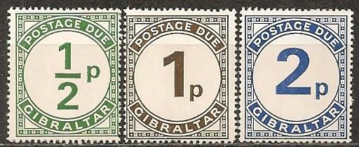 Gibraltar #J4-6 Mint Never Hinged VF CV $1.60 (A9615)  