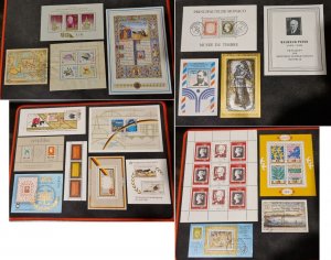 #1034 Germany, nederland, monaco and more Amazing lot of 19 sheets & more